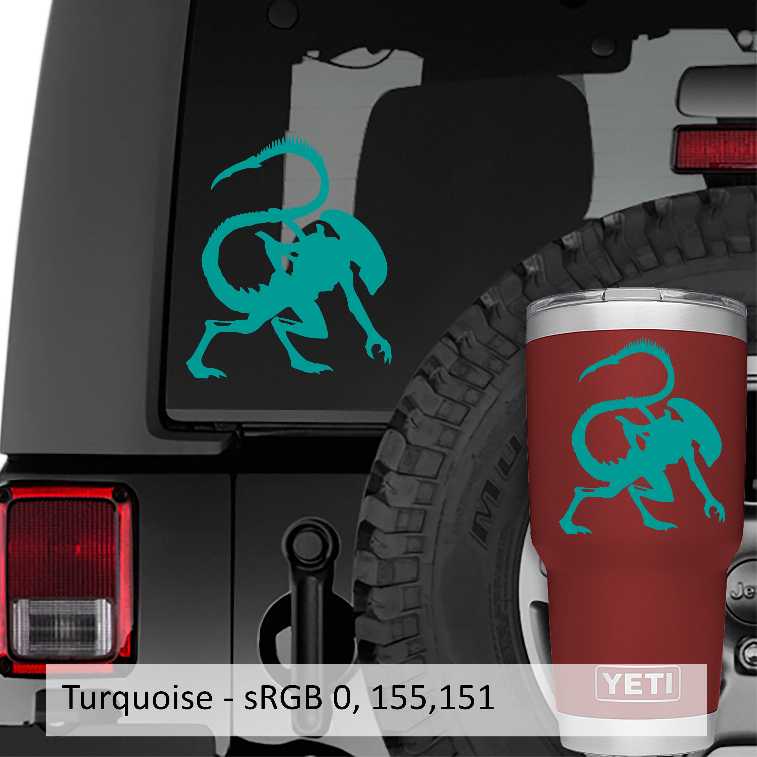  Aliens Xenomorph Baby Embryo Vinyl Decal